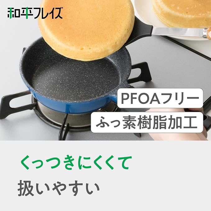 Wahei Freiz RB-1292 Mini Bento Box, Small Frying Pan, 5.5 inches (14 cm), For Gas Fire, PFOA Free, Fluorine Resin Processing