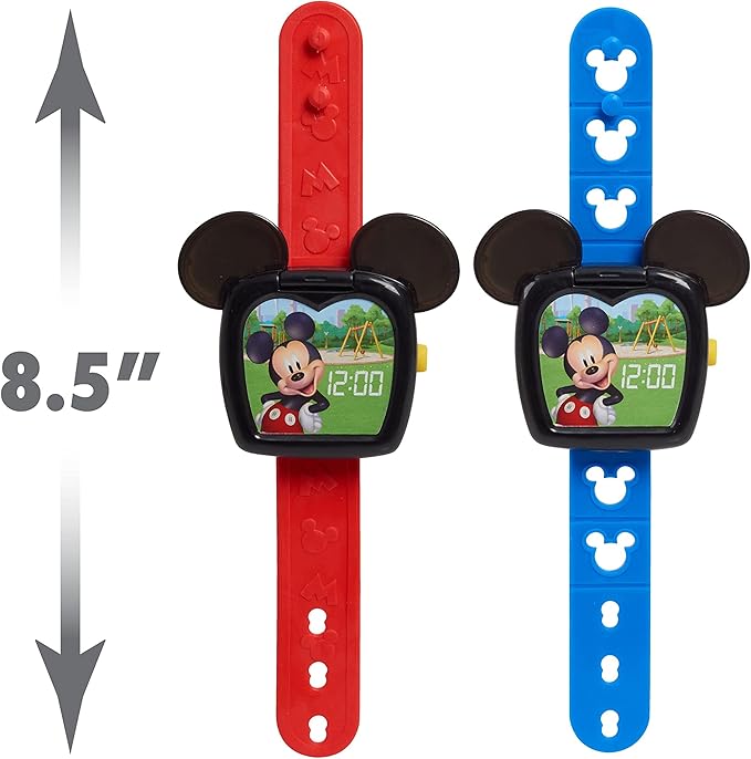 Disney Junior Mickey Mouse Funhouse Toy Watch for Kids with Lights and Sounds, Officially Licensed Kids Toys for Ages 3 Up by Just Play