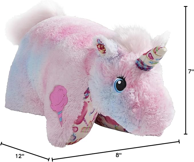 Pillow Pets 18” Sweet Scented Cotton Candy Unicorn Stuffed Animal Plush Toy