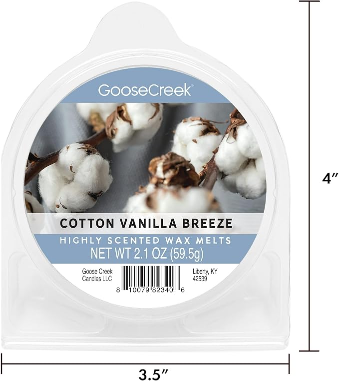 GC Scent Wax Melt, 2.1oz (3pack) (Cotton Vanilla Freeze)