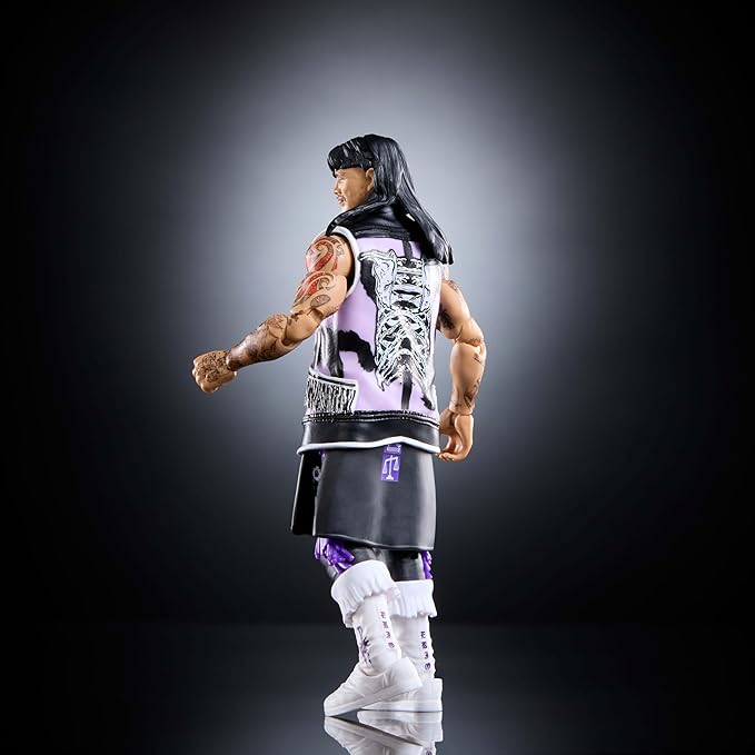 Mattel WWE Elite Action Figure & Accessories, Series #119, 6-inch Collectible Dominik Mysterio with 25 Articulation Points & Swappable Hands