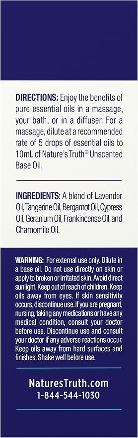 Nature's Truth Good Nite Pure Essential Oil | 15 mL | Aromatherapy | Botanical Blend | Plant Based, Non-GMO & Gluten Free
