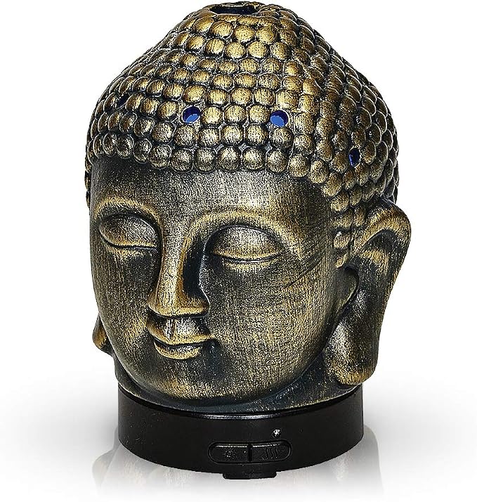 Aromar Buddha Ceramic Diffuser, Bronze