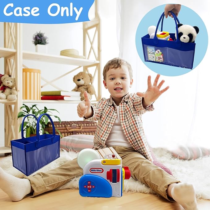 Klawdsky Case for Story Dream Machine Books Starter Set, Portable Storage Case for Storytime Audio Play Real for Little Tikes Character Collection