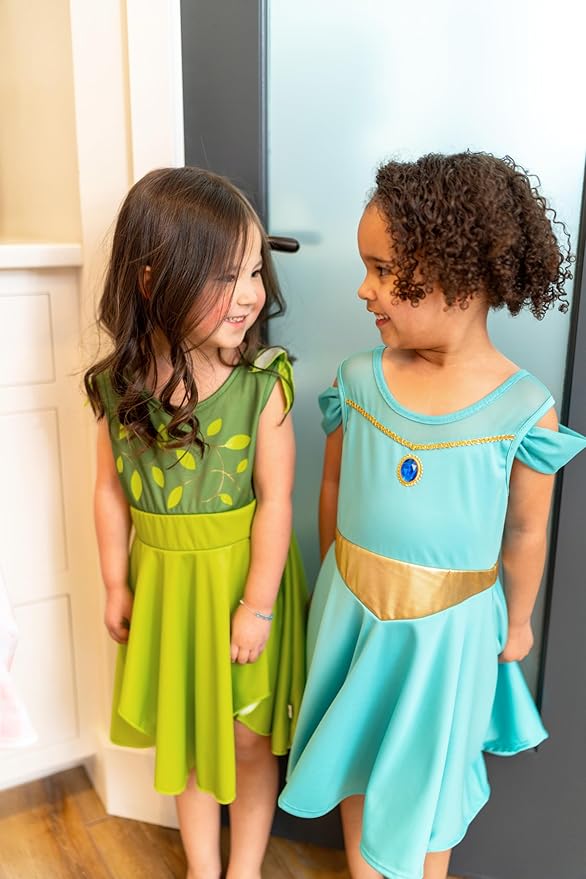 Little Adventures Tinkerbell Twirl Dress Up Costume - Machine Washable Child Pretend Play Party Dress
