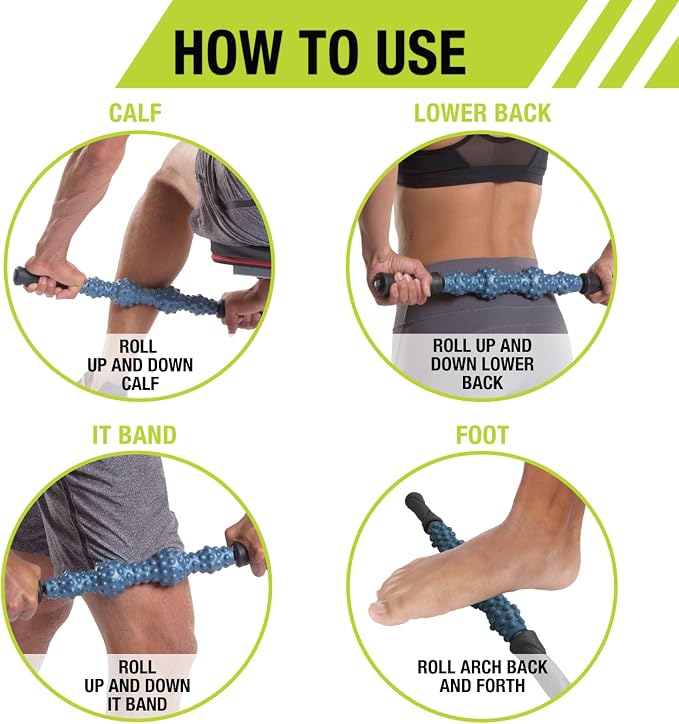 Pro-Tec Athletics Rollers, RM Extreme, RM Extreme Mini Roller, Cryosteel Ice Roller, Portable Roller, Deep Tissue Massage, Muscle Relief, Hamstring, Quadriceps, Multi-Directional, Enhance Performance