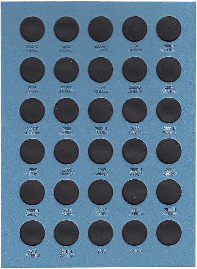 Whitman US Lincoln Cent Coin Folder Volume 3 1975 - 2013 #9033