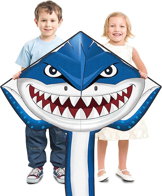 Kite for Kids Ages 4-8 8-12 & Adults, Shark & Dragon & Unicorn & Butterfly Kites Flying Toys, Easy to Fly Big Kite with 328FT String Easter Gift for Boys Girls Beach Park Outdoor Party Activities