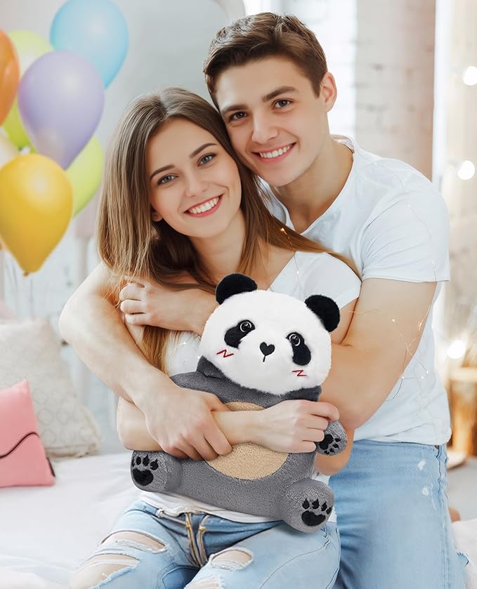 OLAOLA Raccoon Panda Plush 13.8 Inch Cute Panda Stuffed Animals Plush Toy Soft Doll Pillow for Kids Adults