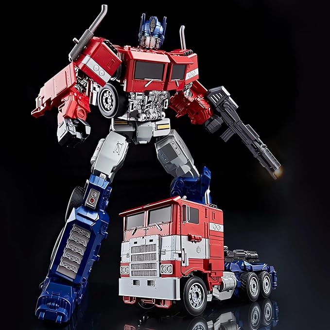 Deformation Robot Toy - Exciting Deformed Car Robot Toys, Perfect Kids Robot Toys, Red Car Action Figure for Kids 3 Years and Up, Durable & Portable Movie Fans Collection Birthday Gift
