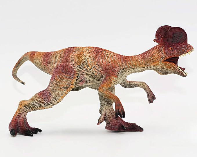 Gemini&Genius Dilophosaurus Dinosaur Toys for Kids, Dino Action Figure, Party Supplies, Dinosaur World Cool Birthday Gifts to Kids