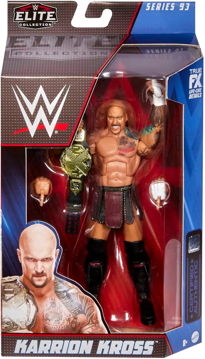 Mattel WWE Elite Collection Action Figure Karrion Kross 6-inch Posable Collectible for WWE Fans Ages 8 Years Old & Up