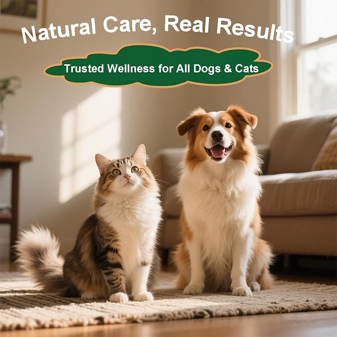 Yeast Infection Treatment for Dogs & Cats, Itchy Skin & Ear Relief | Natural Dog Cat Ear Yeast Infection Treatment Drops, Relieves Itching, Irritation and Reduces Ear & Paw Inflammation