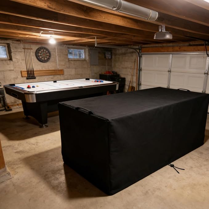 Air Hockey Table Cover Dustproof Table Top Air Hockey Cover for Home Game Room