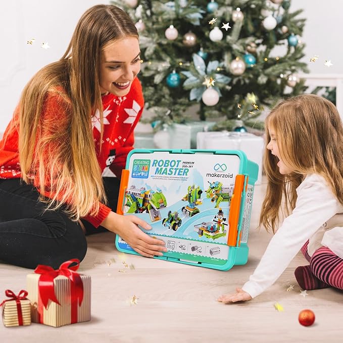 Coding Robot Kit for Kids Ages 6+, 200+ in 1 APP Control Dinosaur Robot Toy, Educational Scratch Program Robotic Kit with 47 Video Courses,Birthday Children's Day Gift for Boys Girls(600 Blocks)
