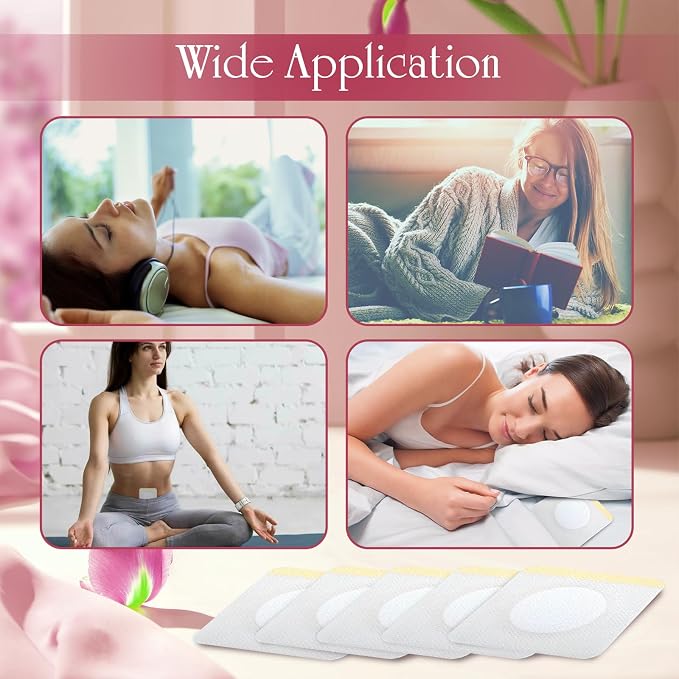 Castor Oil Patches, Castor Oil Belly Button Patch Disposable Organic Cotton Self-Adhesive Pads for Belly Button, Anti Leakage Design, Breathable & Portable, No Wash 100PCS