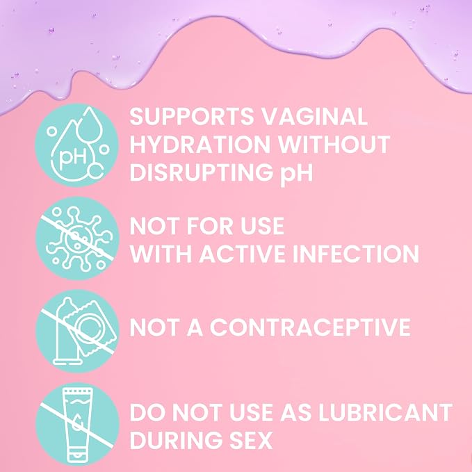 Hydro GYN Vaginal Moisturizer | Long Lasting for Vaginal Dryness & Irritation | Hyaluronic Acid & Vitamin E | Feminine Care Hormone Free | Pre and Post Menopausal I 20 Count