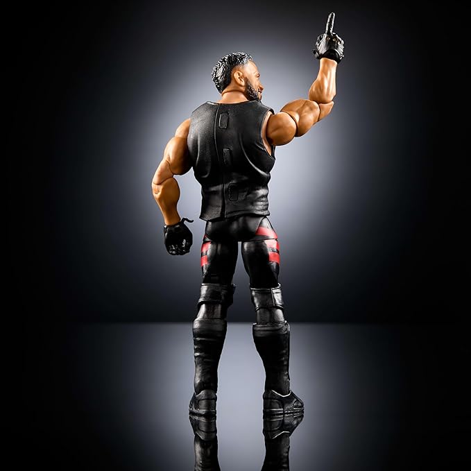 Mattel WWE Elite Action Figure & Accessories, Series #118, 6-inch Collectible Tonga Loa with 25 Articulation Points & Swappable Hands