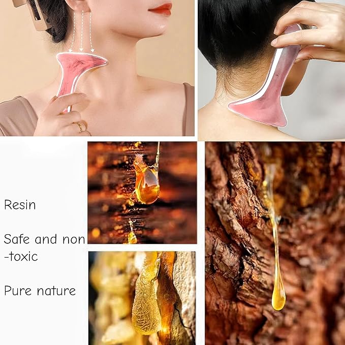 Face Whole Body Massager Scalp Comb Facial Massage - Manual Relaxation Tool for Soothing Face Body Massage 2 Packs