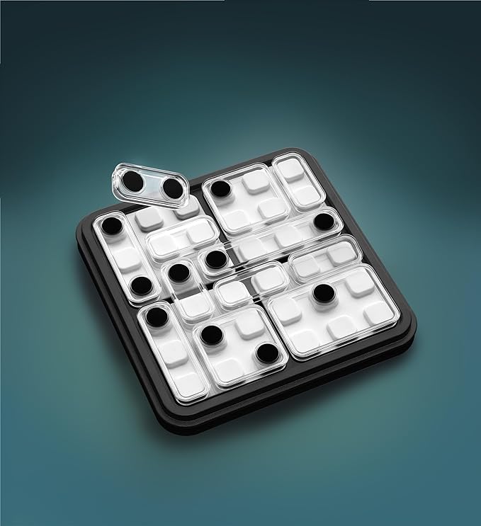 SmartGames Dice Deduction Travel Game Featuring 60 Challenges for Ages 10-Adult | Can You Align The Dice Pieces and Match The Sums?
