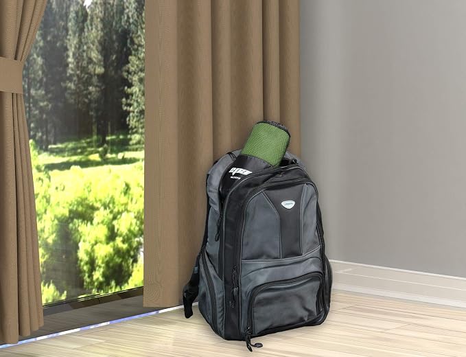 EPAuto 2-Pack Microfiber Quick Dry Towel Set - Lightweight, Super Absorbent & Compact Travel Towels (60"x30" & 24"x15") for Gym, Camping, Beach, Yoga & Backpacking, Green