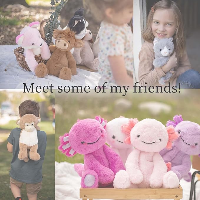 World's Softest Plush Tex Trex, Lushee, Large, 16" Stuffed Animal for Baby, Toddler, Kids, Adults - Trex Plush Toy-Adorable Toy Made from Kid-Friendly, Quality Materials