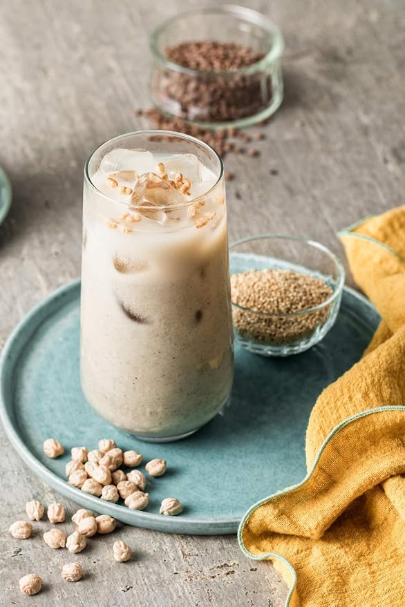 Damtuh Misugaru Powder Drink Mix – Korean 12-Grain Roasted Multigrain Blend with Quinoa, Oat, Lentil & Chickpea, Nutty Latte-Style Breakfast Drink, Caffeine-Free, 20g x 40 Stick Packs