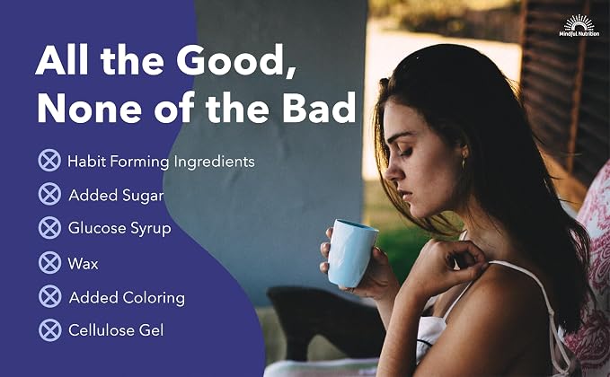 Mindful Nutrition Mindful Calm Sugar Free Hot Chocolate Mix - 40 Servings - Anti-Stress Drink Mix Powder Sleepy Cocoa Nighttime Relaxation Natural Sleep Aid