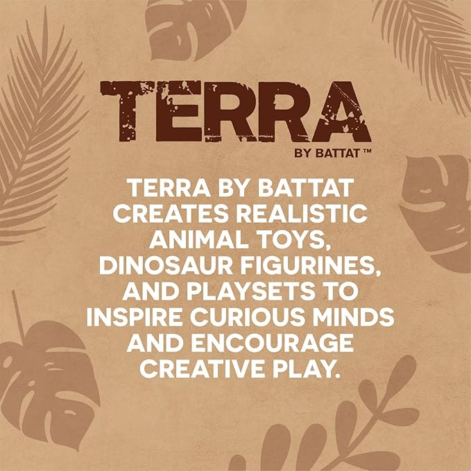 Terra by Battat – 60 Pieces Dinosaur Figures Assorted Mini Plastic Animals for Kids Birthday Party Supplies Decorations Educational Toy Playset 3+ Years