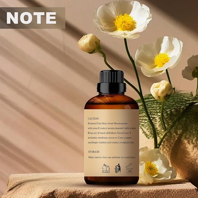 Gardenia Essential Oil 120ML, 100% Pure and Natural for Aromatherapy Diffuser - 4 Fl Oz
