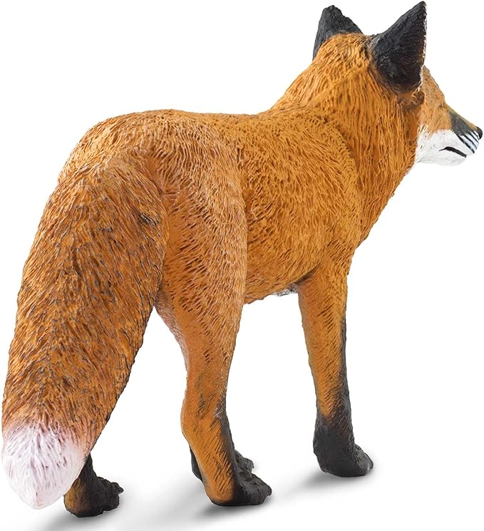 Safari Ltd. Red Fox Figurine - Detailed 7" Plastic Model Figure - Fun Educational Play Toy for Boys, Girls & Kids Ages 3+