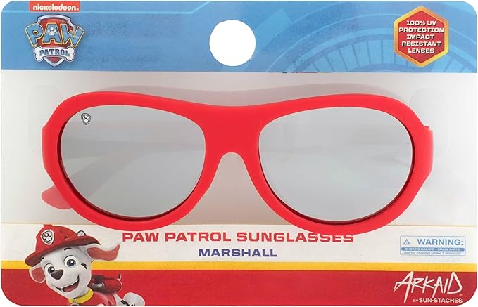 ARKAID PAW Patrol Boys Sunglasses | Chase, Marshall and Rubble | Safe UV400 | One Size Fits Most Kids