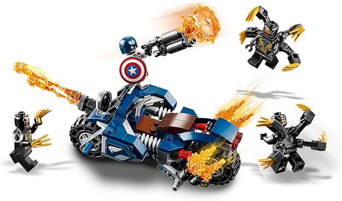 LEGO Marvel Avengers Captain America: Outriders Attack 76123 Building Kit (167 Pieces)