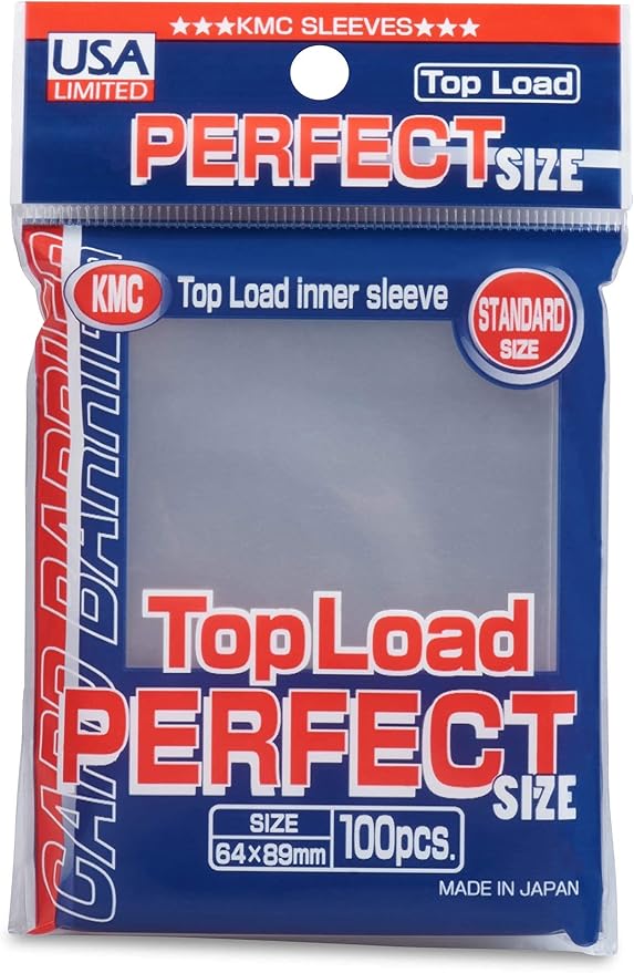 KMC Size Sleeves USA Version Pack of 100