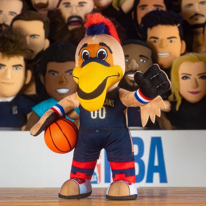 Bleacher Creatures NBA Unisex NBA 10-inch Mascot Plush Doll