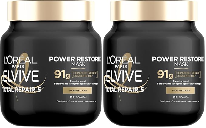 L'Oreal Paris Elvive TR5 Power Restore Multi Use Treatment (Packaging May Vary) (Pack of 2)