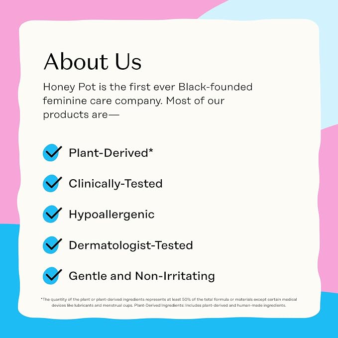 The Honey Pot Company - Feminine Wash - Sensitive - pH Balanced, Herbal Infused Plant-Based Feminine Care for Sensitive Skin - Daily Intimate Cleanser for Women - 5.51 Fl Oz (Pack of 3)