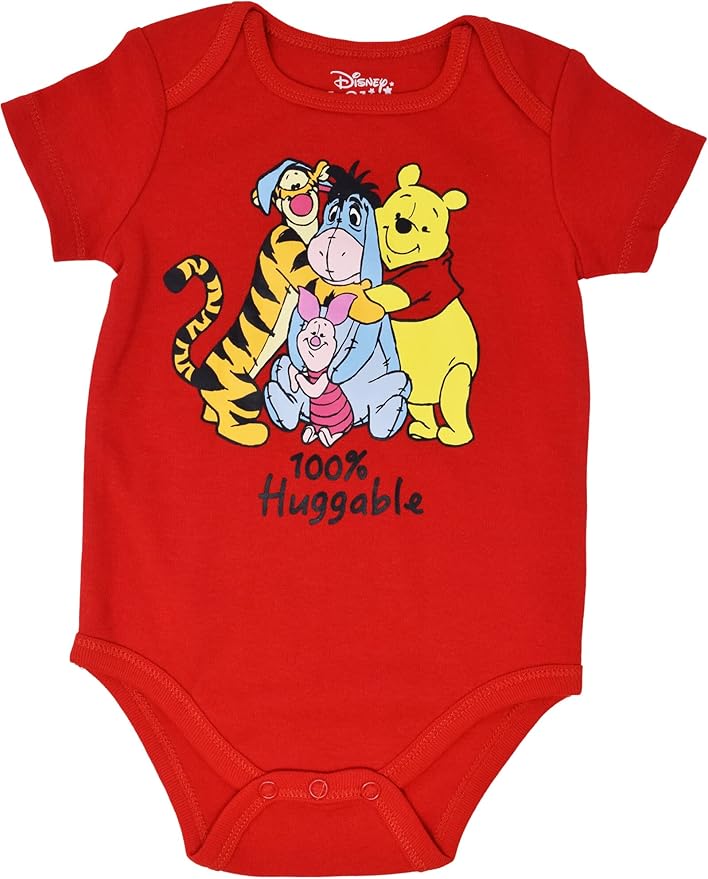 Disney Baby 5 Pack Bodysuits Newborn to Infant Sizes (Newborn - 24 Months)