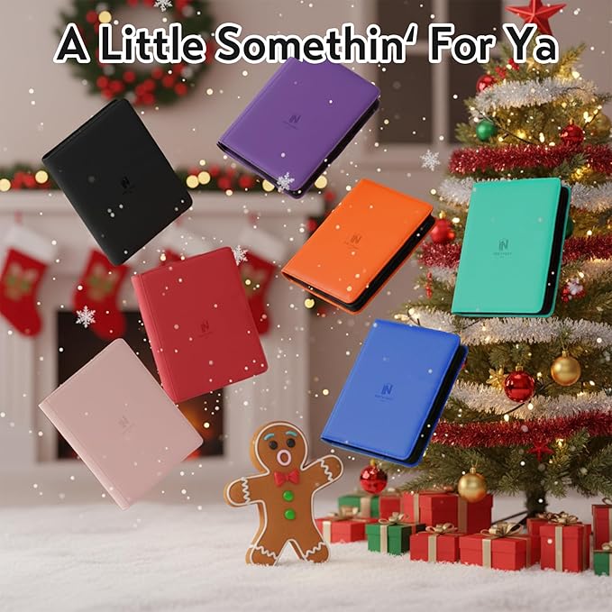 Trading Card Binder, Premium 9 Pocket 540 Double Sided Pocket Collection Binder, Card Album for TCG Card Holder for Game Card, Sports Card, Yugioh, MTG etc(Cyan)
