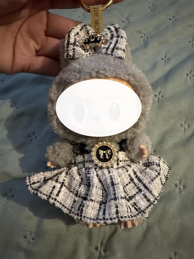 Clothes for LABUBU 17cm Doll (NO Doll),Outfit for LABUBU,Clothes Set for LABUBU Dress Up,Accessories for LABUBU
