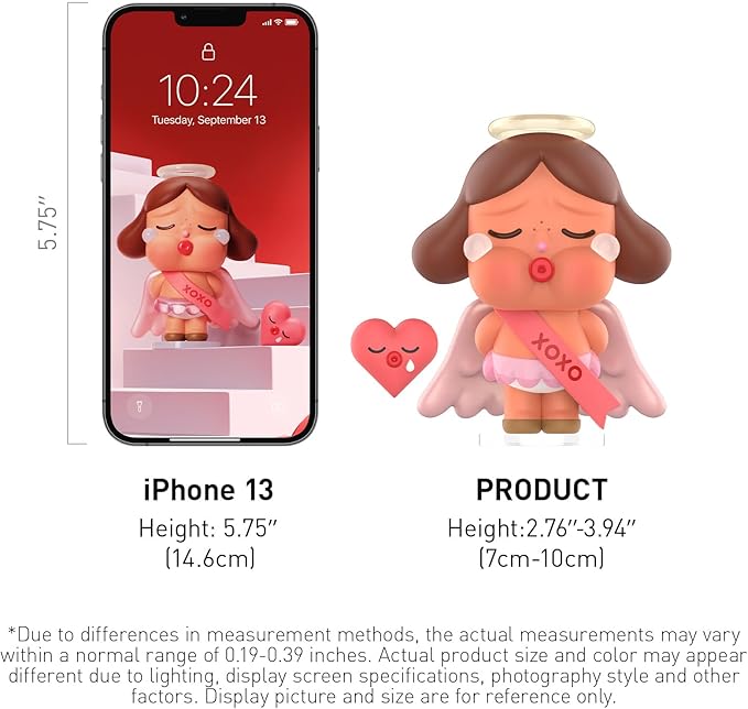POP MART Crybaby Crying for Love Series Figures, 12PCs Blind Box Figures, Random Design Action Figures Collectible Toys Home Decorations, Whole Set