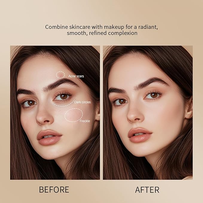 Beauty Balm Serum-Enriched Tinted Moisturizer Stick – Hydrating Lightweight Solid Foundation with Natural Skin Tint Finish, Flawless Sheer to Medium Coverage, Radiant & Dewy Glow, All-Day Wear (2#, 1)