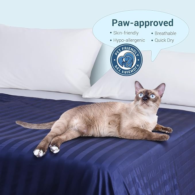 Elegear Cooling Blanket for Hot Sleepers, One-Way Moisture Flow, Twin Size | Arc-Chill® 3.0 Q-Max>0.5 Cooling Fabric with One-way Moisture Flow Helps Keep Skin Cool & Dry & Breathable, No Sticky Feeling