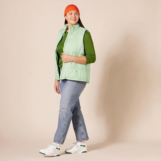 Amazon Essentials Women's Mid-Weight Puffer Vest