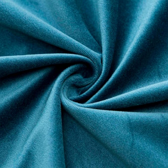 12x20 Lumbar Throw Pillow Covers Set of 2 for Couch Bed Sofa,Prussian Blue | Decorative Soft Velvet Cushion Covers with Invisible Zipper for Living Room Bedroom Home Decor
