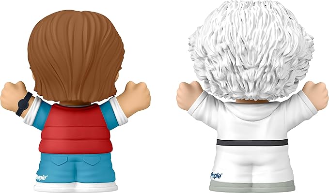Little People Collector Back to The Future Special Edition Set for Movie Fans, 2 Figures in a Display Package