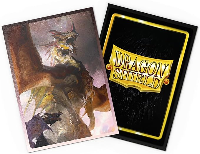 Dragon Shield | Matte Dual Art Sleeves | MTG Legendary Series | 100 CT - Smooth & Tough Premium TCG Sleeves | Compatible with Pokemon, One Piece & Magic the Gathering | The Ur-Dragon
