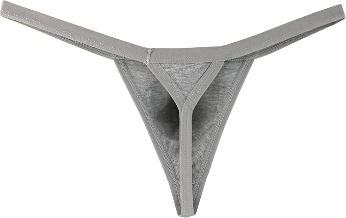 iKingsky Men's Modal G-string Underwear Sexy Pouch Y-back Thong Panties