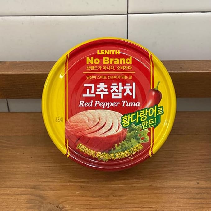 LENITH Korean Spicy Tuna with Yellowfin – Gochu Pepper Seasoned Tuna, Ready-to-Eat K-Food, Perfect for Rice, Salads & Crackers - 5.29 oz (150g) x 4 ea