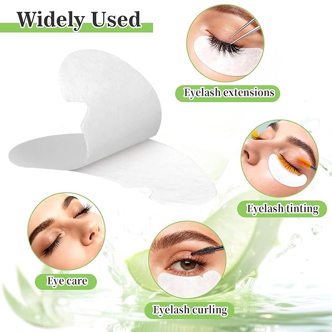 50 Eye Pads Lash Extensions - Thickened Under Eye Patches Hydrogel Eyepads for Extensions Lash Eyepads Bulk Parches Para PestañAs Eyelash Gel Pads Eyelash Tech Must Haves Eyepads Accessories